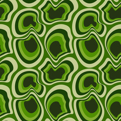 Seamless pattern - asymmetrical fantasy spots - molecules, stones or shell of the animal Abstraction