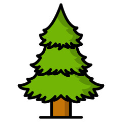 Christmas tree icon