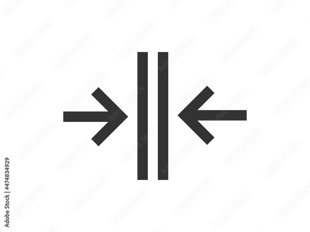 Aufkleber close icon vector sign. cancel symbol web design. error, denied, avoid or wrong data button.