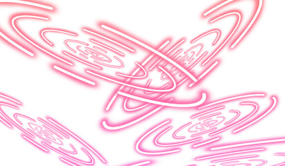 Red Ripple Pattern White Background