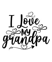Grandpa Bundle SVG Cut Files, Grandpa Vector Printable Clipart, Grandparents Life Quote Bundle, Grandpa Life, Grandfather Shirt Print Svg