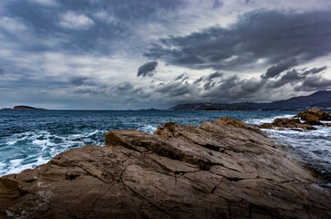 Stormy weather on Adriatic Sea