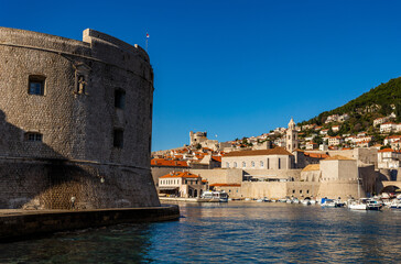 View of the Fort St. John. Dubrovnik. Croatia.