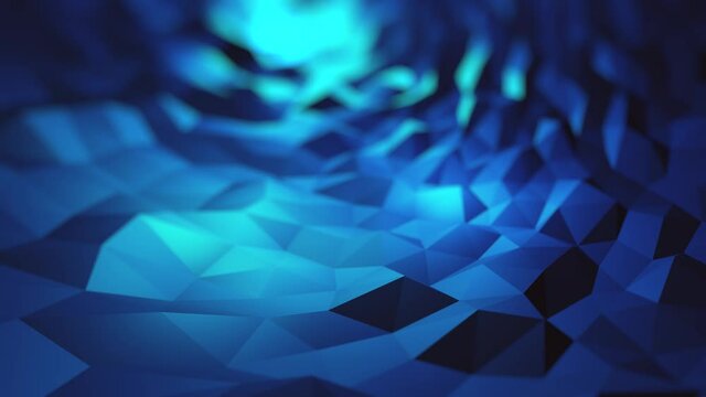 Metaverse Mix Polygonal loop background data fields wave digital technology abstract stream 4K analytic big data