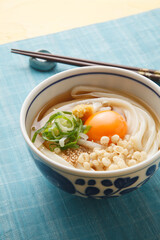 釜玉うどん　スタジオ撮影
