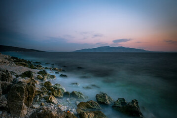 Sea view from Sarande in Albania