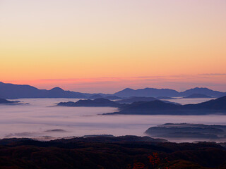 蒜山高原の雲海