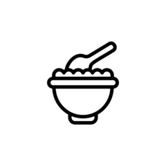 Baby Meal icon in vector. Logotype