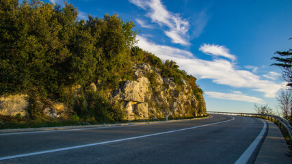 Strasse nach Dubrovnik Kroatien