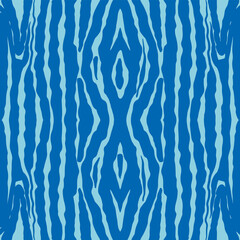 Blue zebra print seamless repeat pattern print background © Doeke