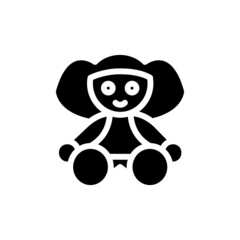 Baby Doll icon in vector. Logotype