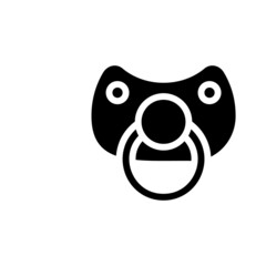 Nipple icon in vector. Logotype