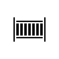 Cradle icon in vector. Logotype