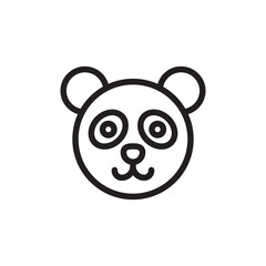 Bear icon in vector. Logotype