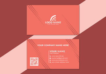 Creative & Unique professional business card design template