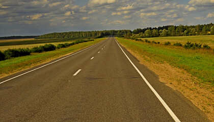 road in the countryside