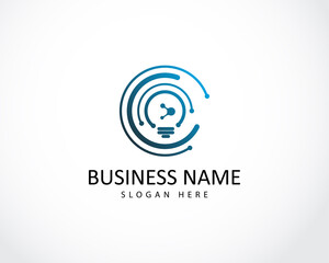 innovation logo creative smart tech design concept business science lab