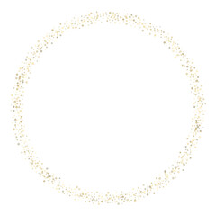 Fototapeta premium Gold Glitter Stars. Luxury Shiny Confetti.