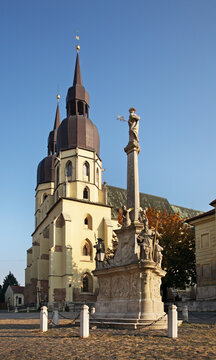 Square of St. Nicolas in Trnava. Slovakia