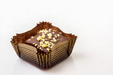 golden box with bonbon