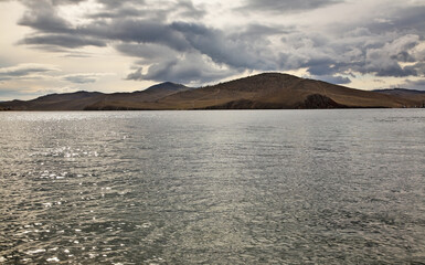 Landscape in Sakhyurta. Olkhonsky district. Irkutsk oblast. Russia