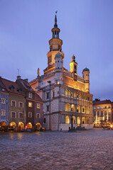Townhouse at Old Market square (Stary Rynek) in Poznan. Poland - obrazy, fototapety, plakaty