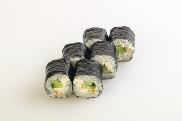 Japanese traditional roll cucumber maki