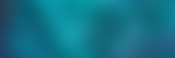 Banner with Smooth turquoise colors gradient background