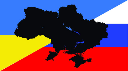 Fototapeta premium Ukraine. Ukraine map. european countries vector map. 