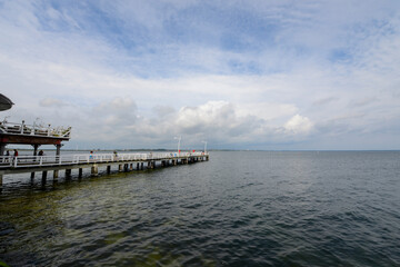 Fototapeta premium view of the harbor in puck