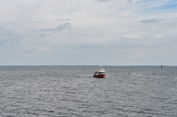 Obraz premium view of the harbor in puck