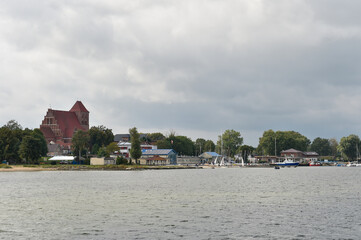 Fototapeta na wymiar view of the harbor in puck