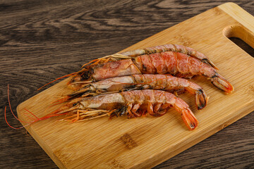 Tasty big Langoustine over the board