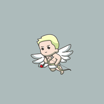 Cupid carries the arrow of love