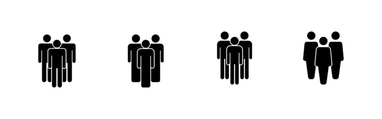 people icons set. person sign and symbol. User Icon vector