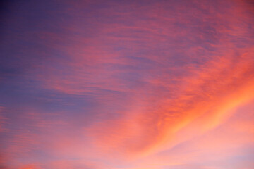 Fototapeta na wymiar violet sky