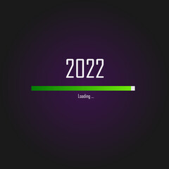 2022 new year loading concept