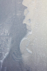 Obraz premium snowflakes on the ice