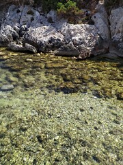 Italy: The wonderful sea of Ponza Island.