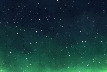 背景素材_水彩テクスチャ_星空