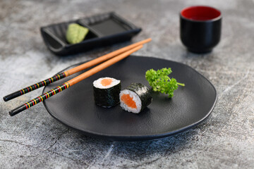 Salmon Sushi couple