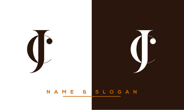 CJ,  JC,  C,  J   Abstract Letters Logo Monogram