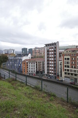 Fototapeta na wymiar Urban environment in the city of Bilbao