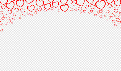 Maroon Color Heart Vector Panoramic White
