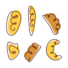 bread roll food dough baguette donut