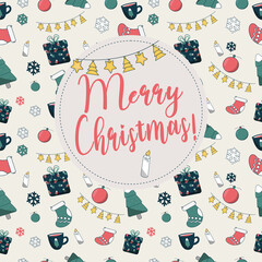 Print Merry Christmas Pattern
