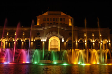 Fototapeta premium the night view of Yerevan Citey .Armenia