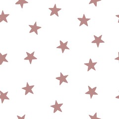 seamless pattern with cartoon stars. Colorful vector flat style for kids. Space. hand drawing. baby design for fabric, print, wrapper, textile