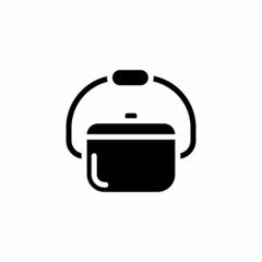 Cooking Pot icon in vector. Logotype