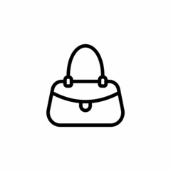 Ladies Purse icon in vector. Logotype